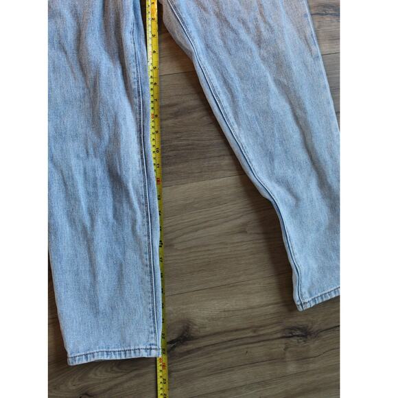 PacSun Denim Overalls Light Wash Adjustable Straps Straight Leg Women’s Size 27 - Picture 4 of 6